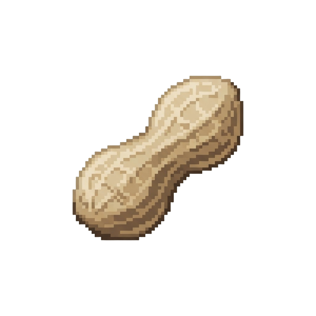 A Single Unshelled Peanut
