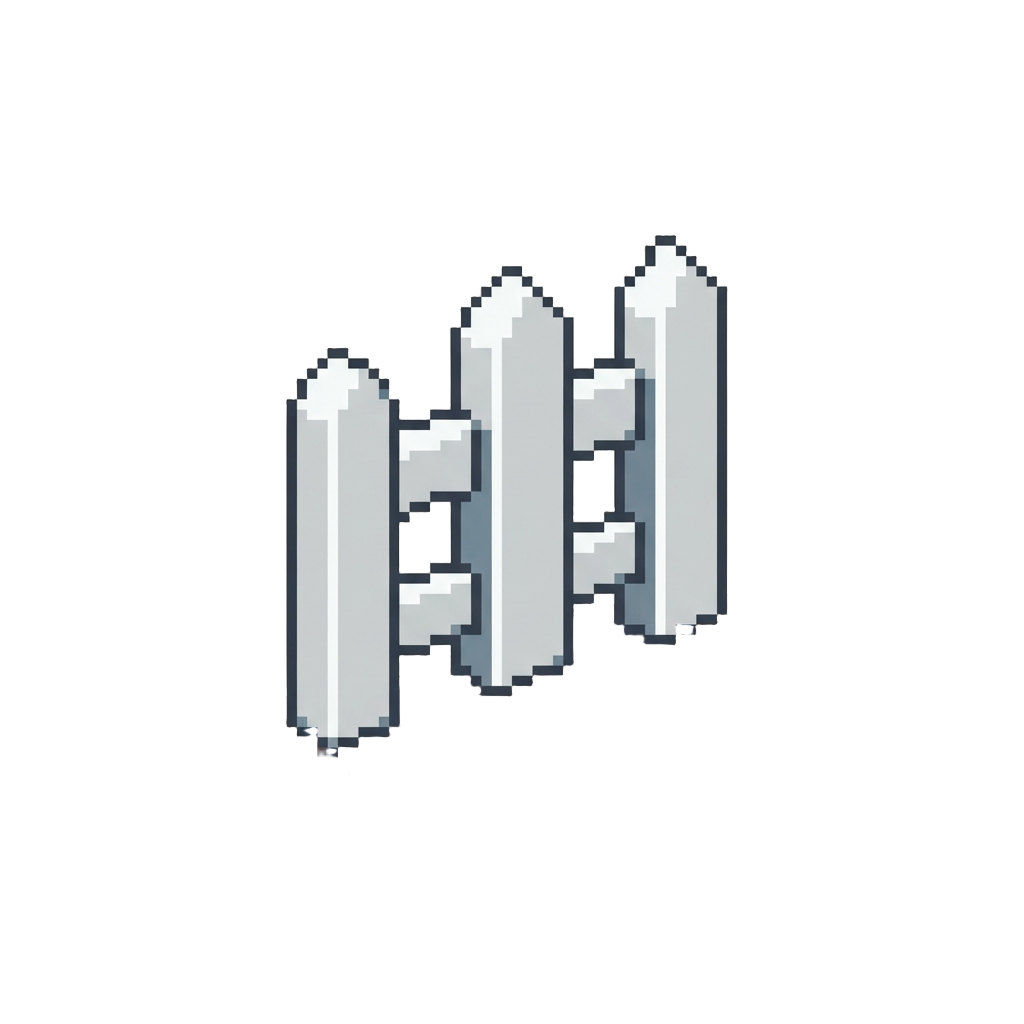 A Tiny White Picket Fence