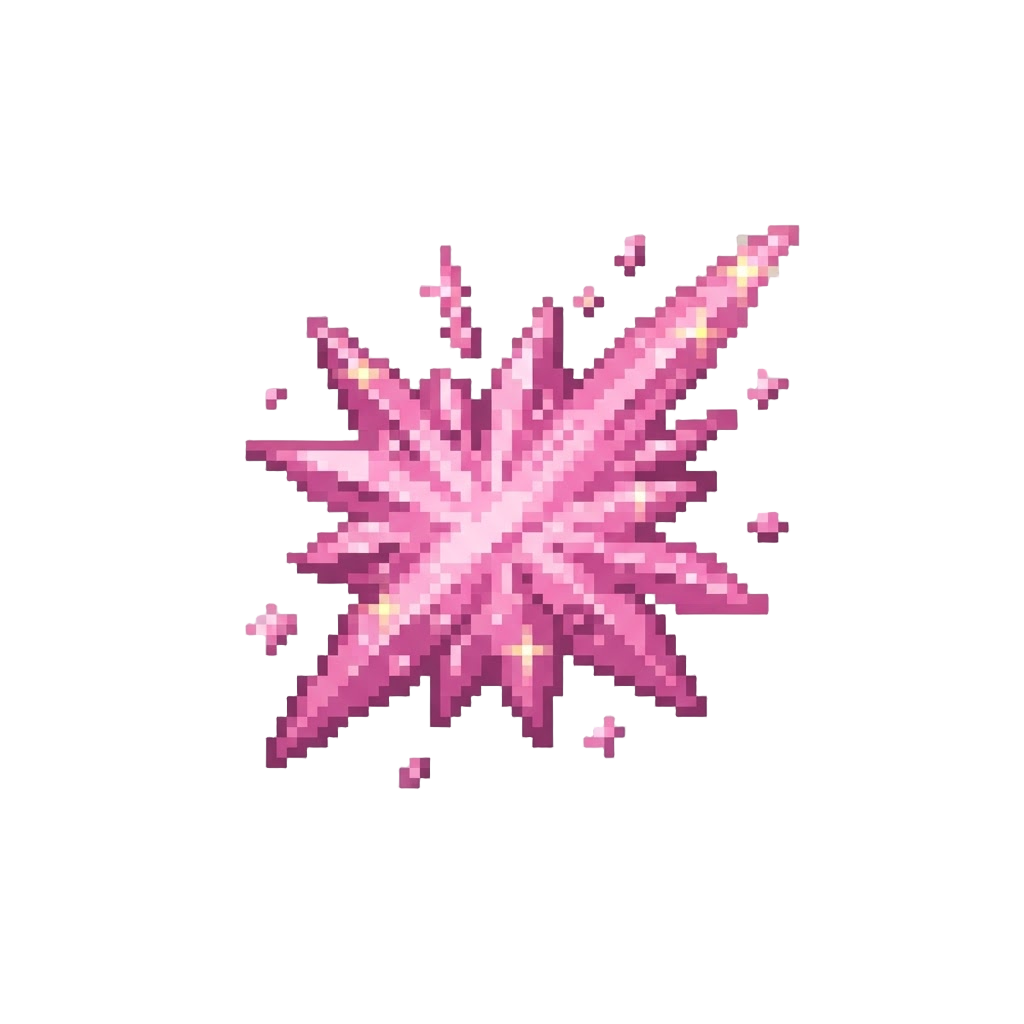 Sparkling Pink Glitter Explosion