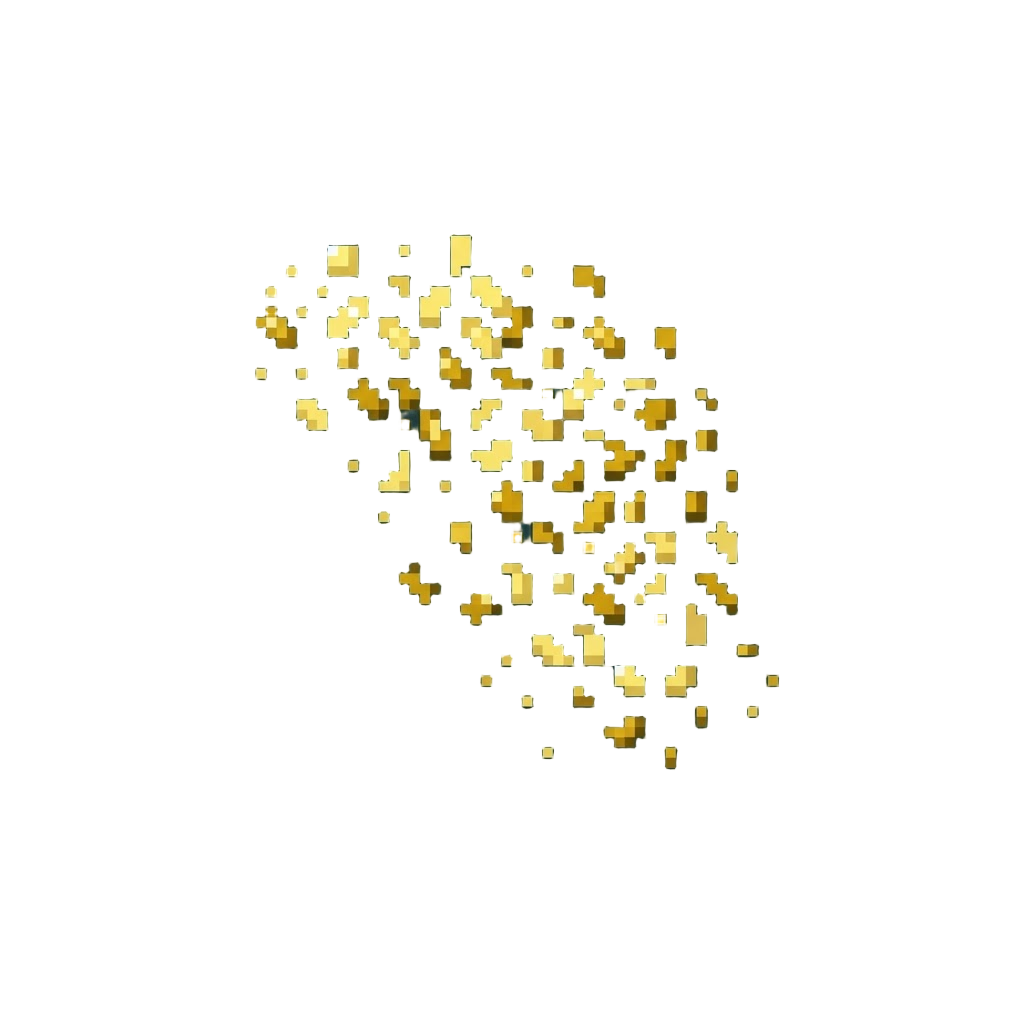 Golden Confetti Rain