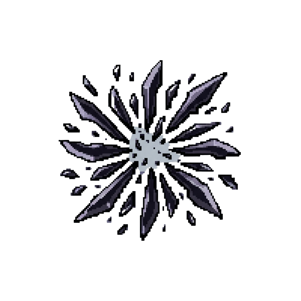 A Shockwave of Shattered Shadow Blades