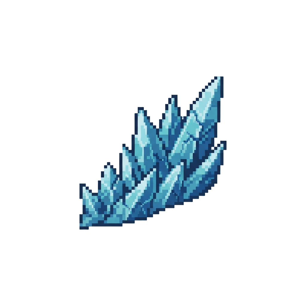 A Wave of Freezing Spectral Ice Spikes