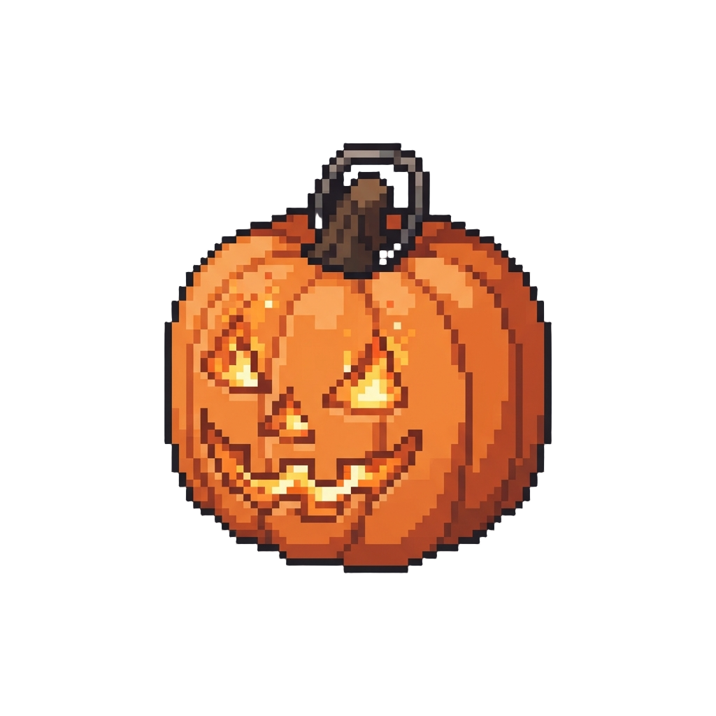 A Blazing Pumpkin Lantern