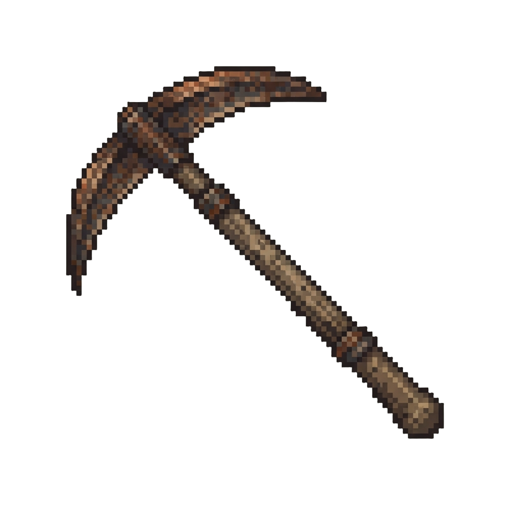 A Rusted Iron Scythe