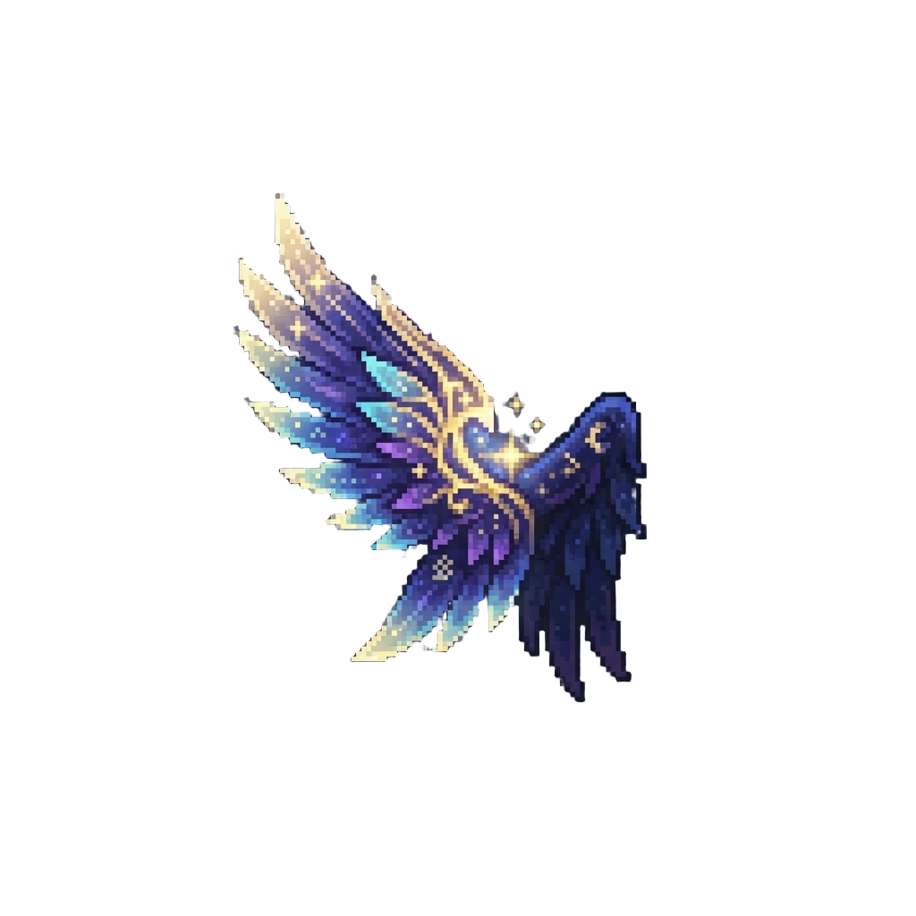Cosmic Celestial Wings