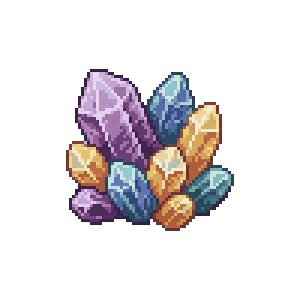 Crystallized Sugar Gems