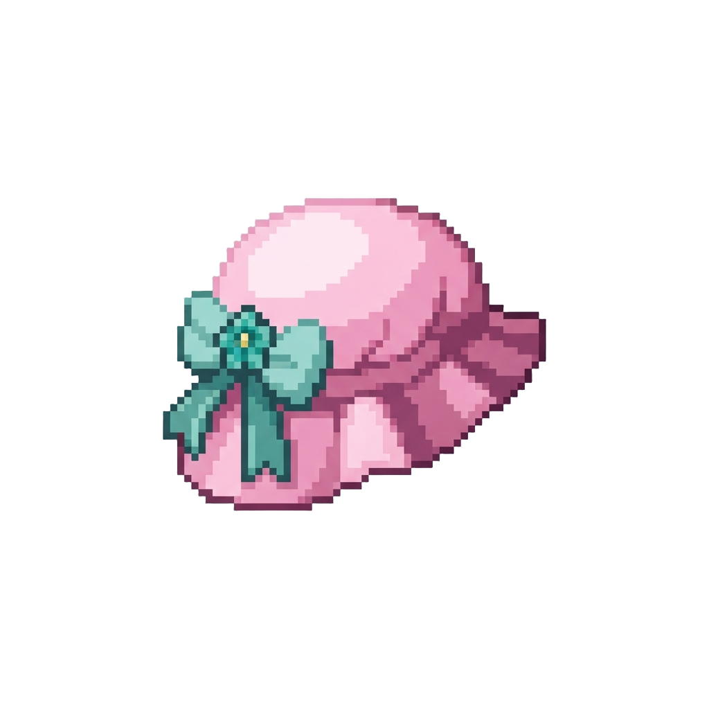 A Slightly Tilted Fondant Hat