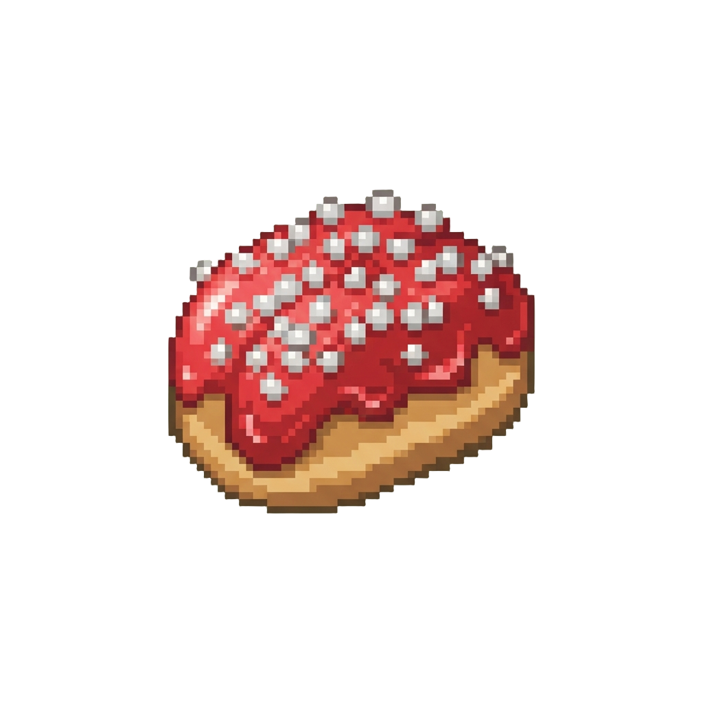 Shiny Fruit Glaze and Sugar Pearls