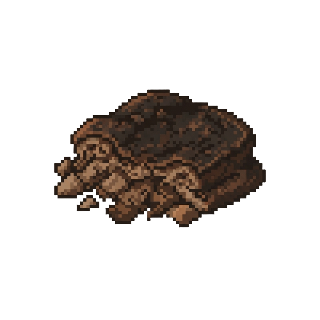 A Squished Pile of Burnt Sponge Cake