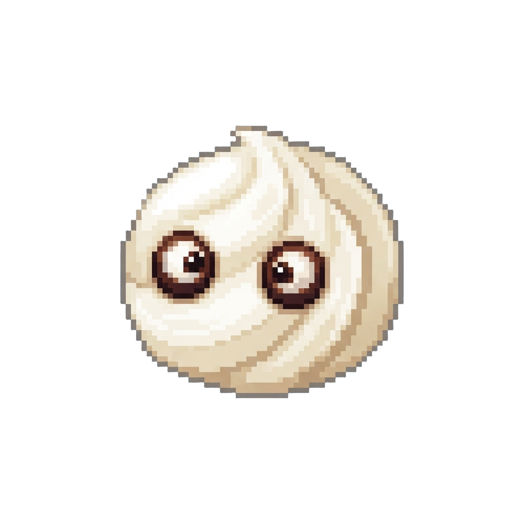 Frosting Eyes That Look Comically Cross-eyed