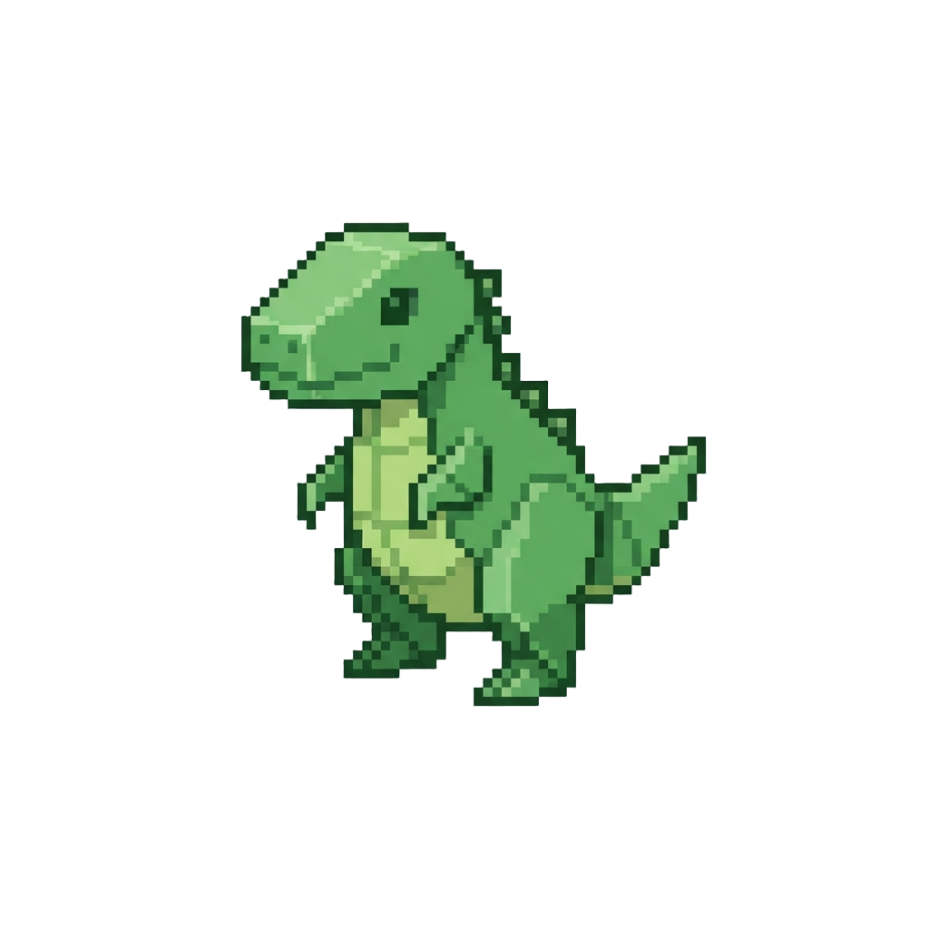A Miniature Papercraft Dinosaur