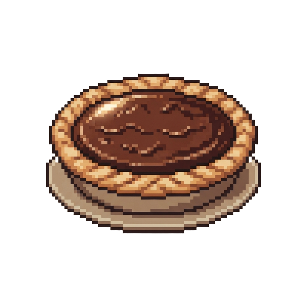 A Sticky Chocolate Fudge Pie