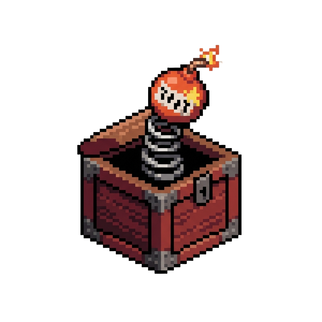 A Spring-loaded Tnt Surprise Box