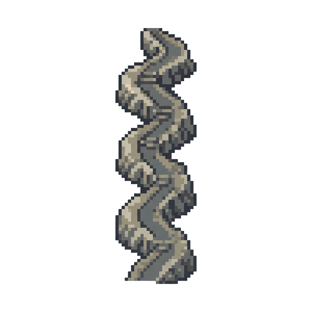 An Endless Zigzag Ridge Climbing Straight Up