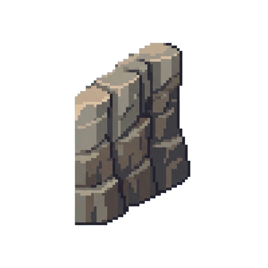 A Sheer Vertical Cliff Wall Stretching Endlessly Upward