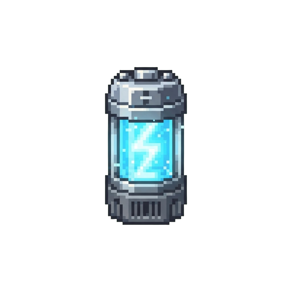 A Tiny Supercharged Laser Battery