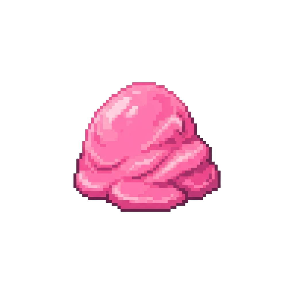 Neon Pink Butter Slime