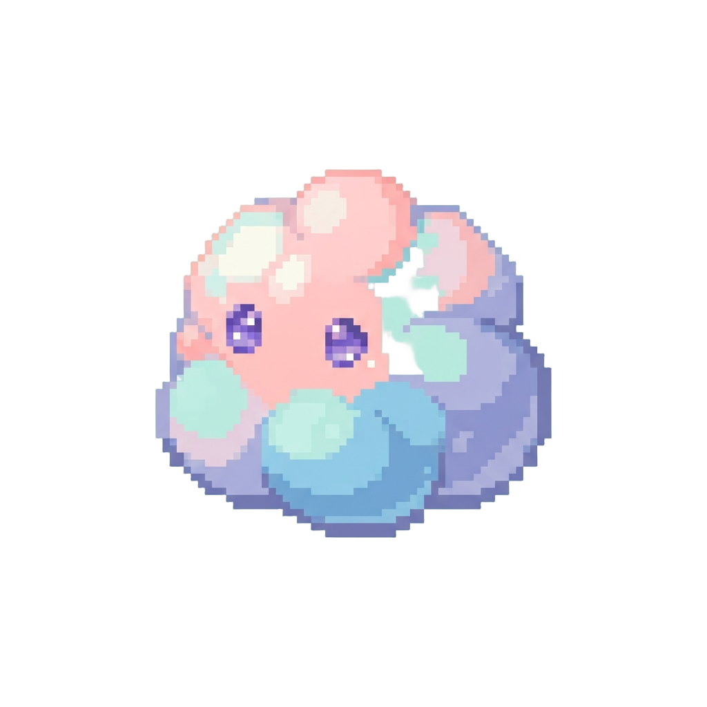 Pastel Cloud Fluff Slime