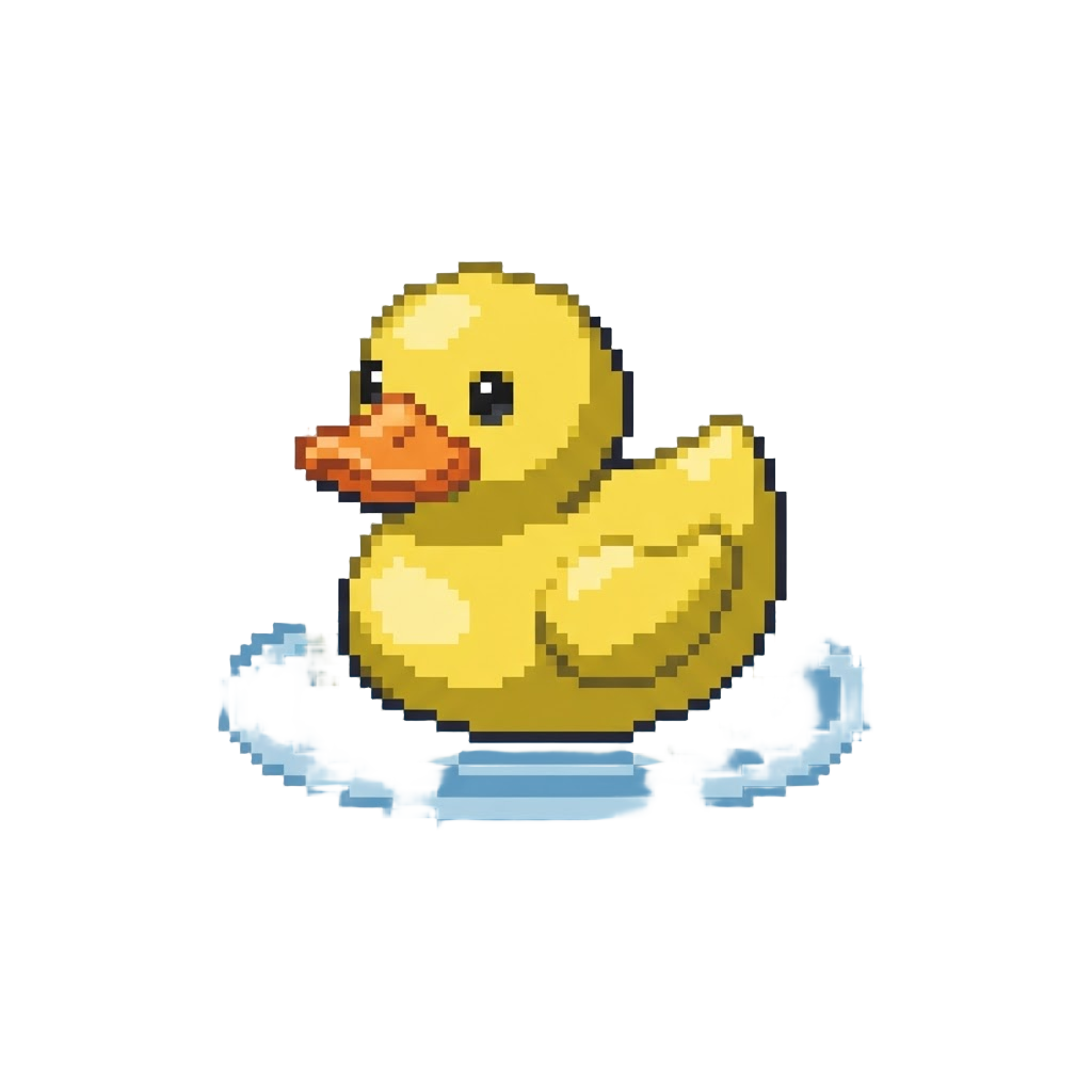 A Floating Rubber Ducky