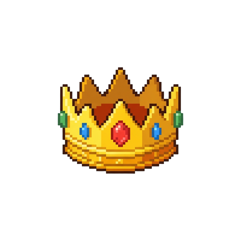 A Tiny Golden Champion Crown