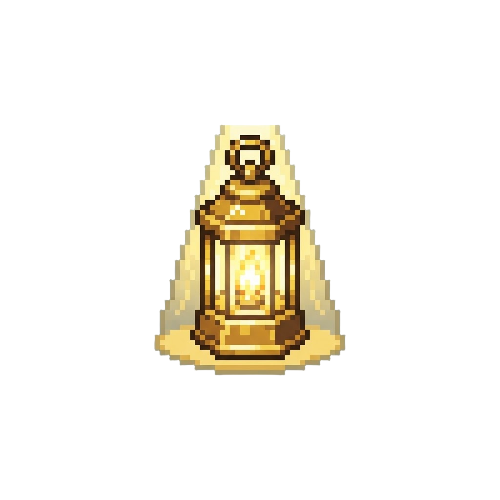 A Dazzling Golden Spotlight Shining Down