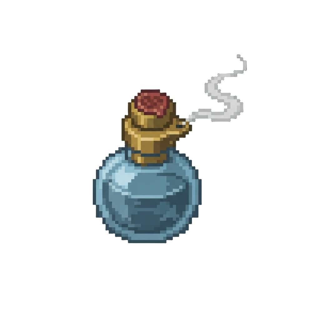 A Tiny Hiss Releasing a Weak Trickle of White Smoke