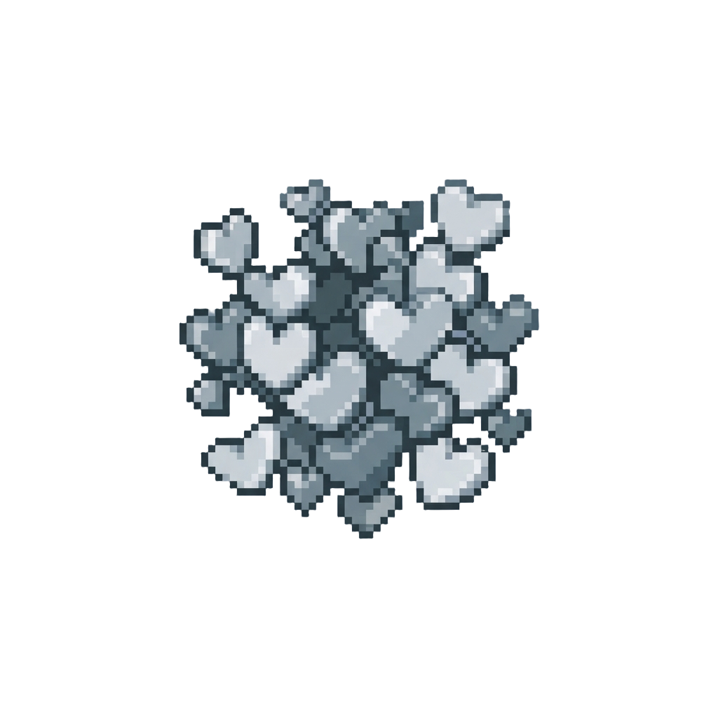 A Sudden Blizzard of Shiny Silver Paper Hearts