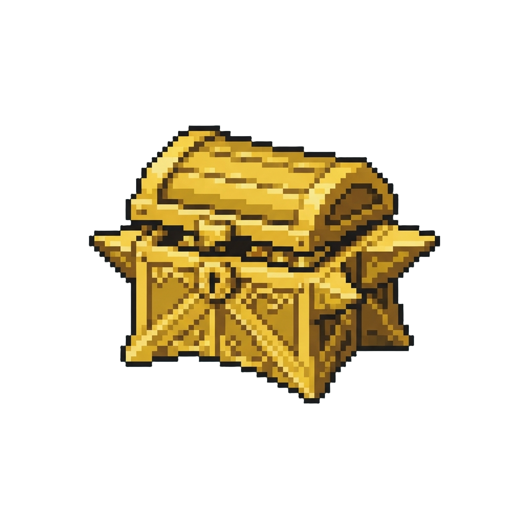 A Golden Star-shaped Chest Matrix