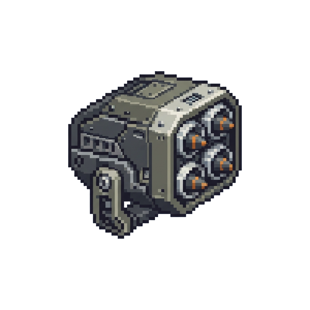 A Heavy Artillery Shoulder Missile Pod