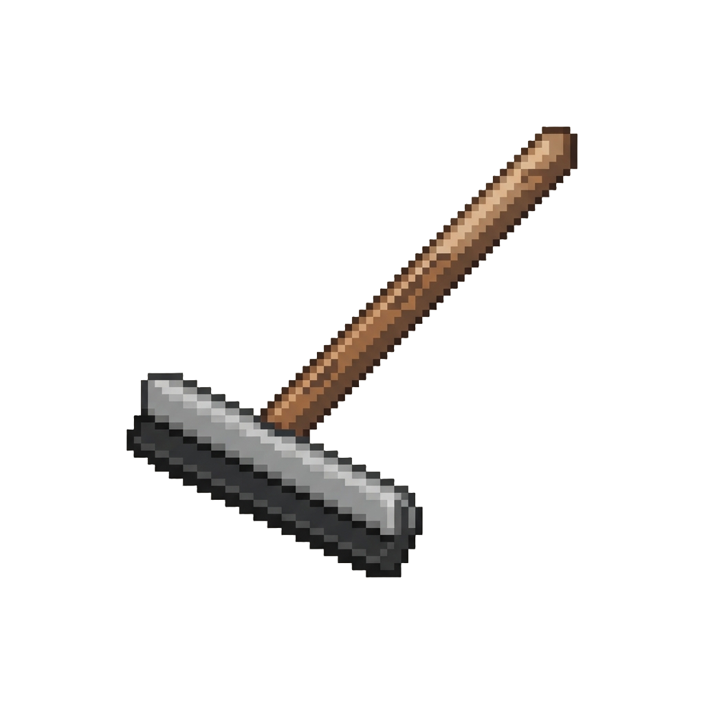 A Classic Wooden Floor Squeegee