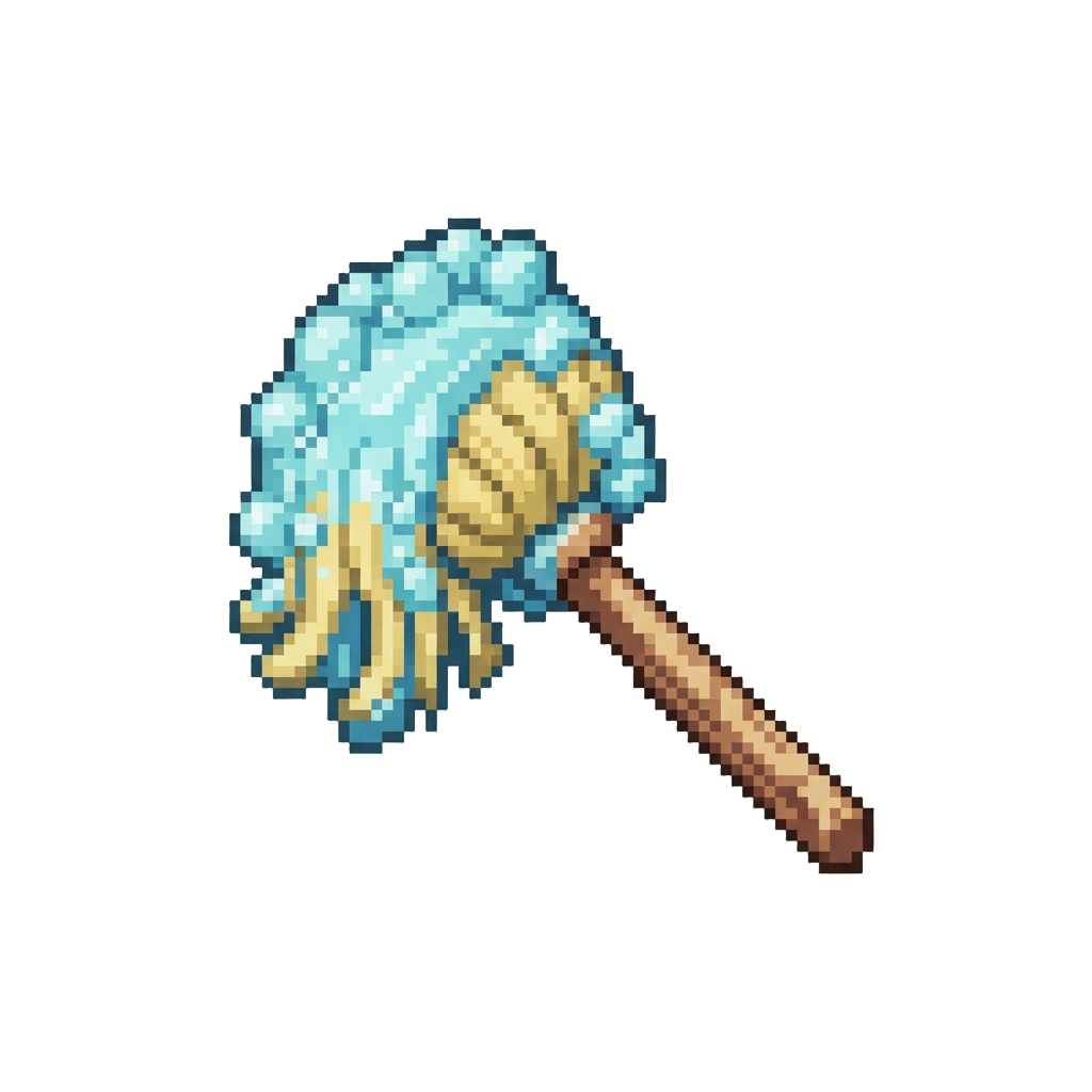 A Bubbling Soapy Mop