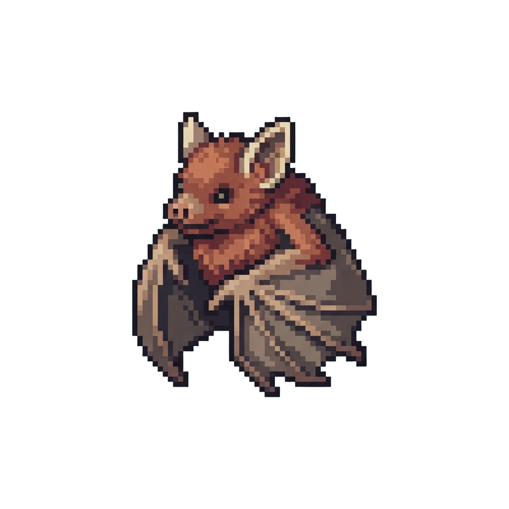 A Giant Fuzzy Fruit Bat