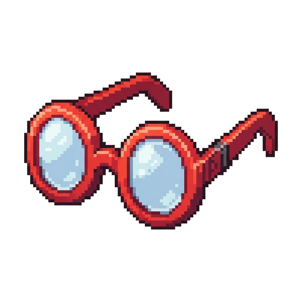 A Pair of Funny Oversized Novelty Glasses