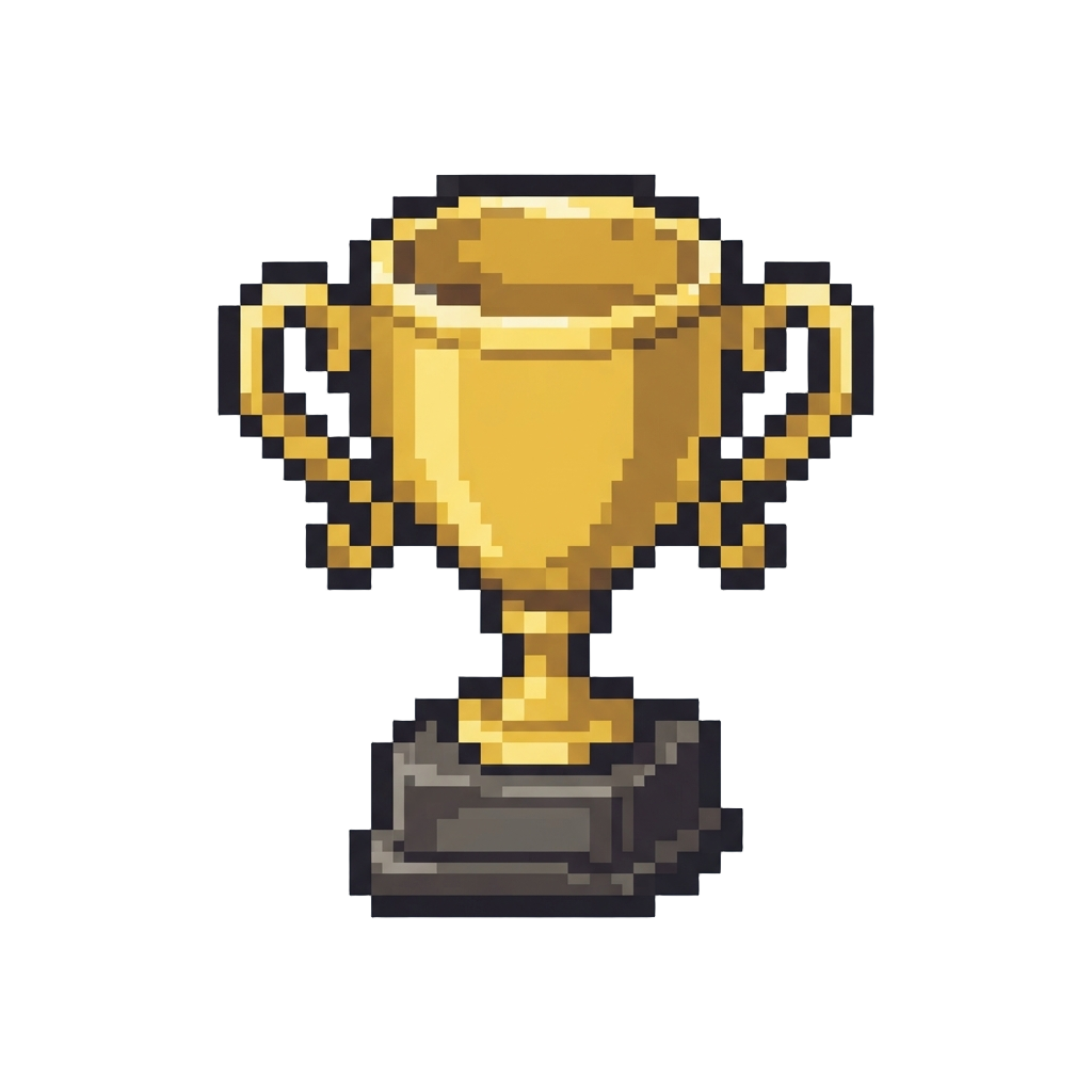 A Golden Champion Trophy