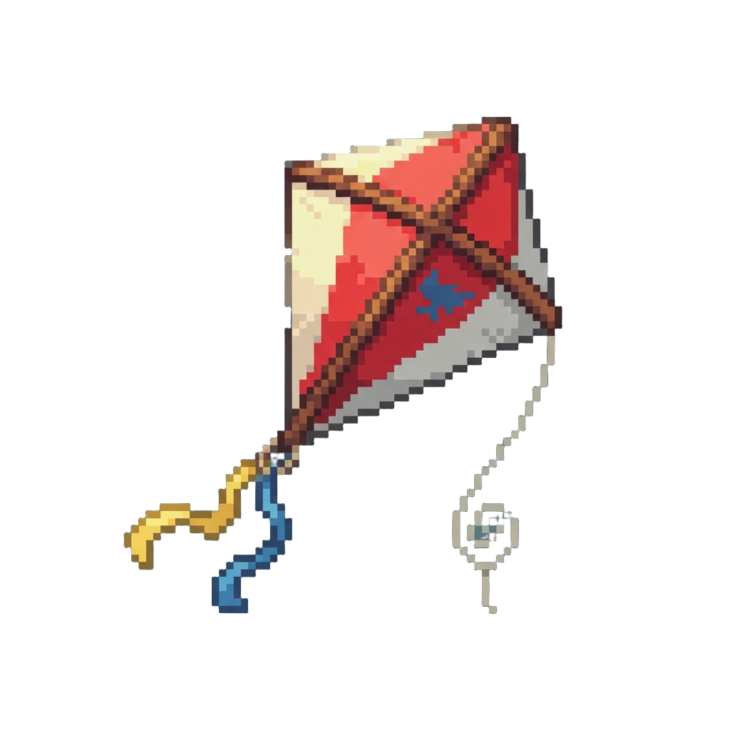 A Fluttering Paper Kite