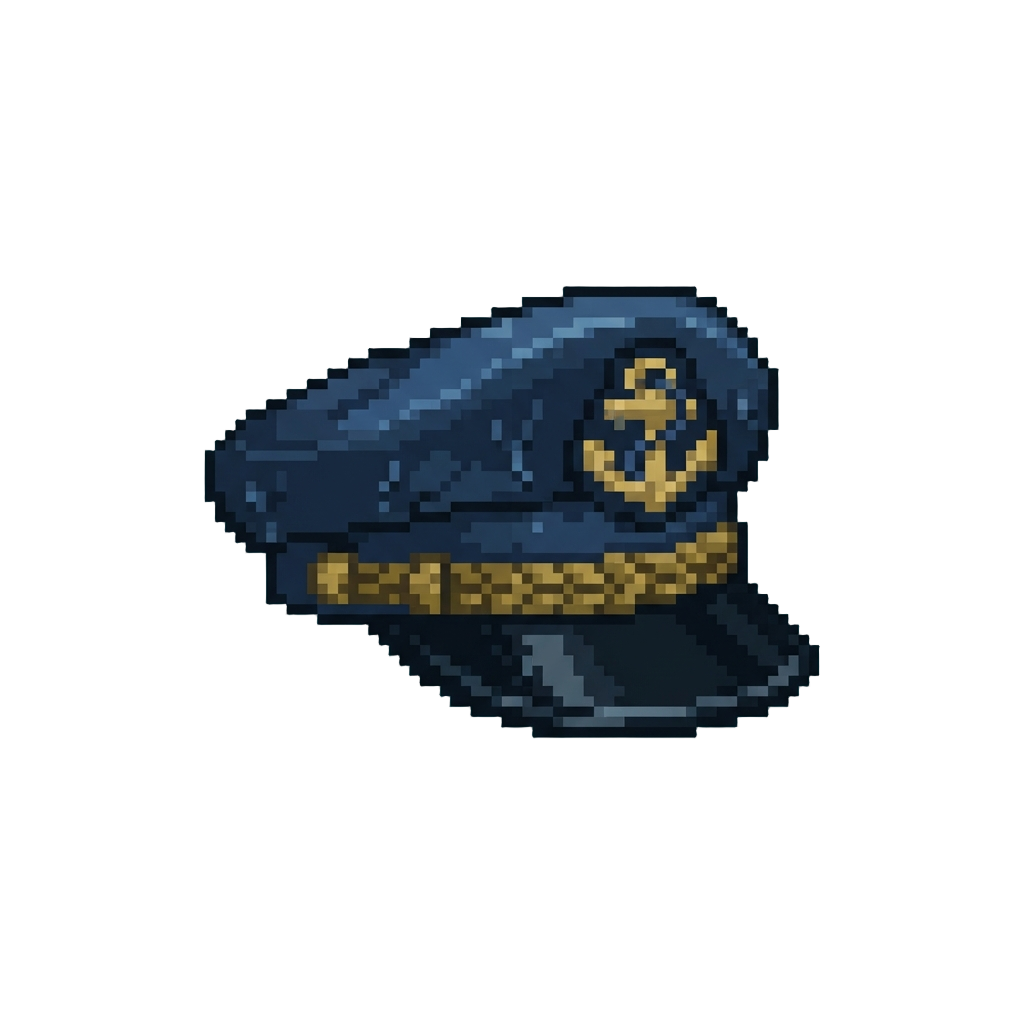 A Soaking Wet Captain Hat