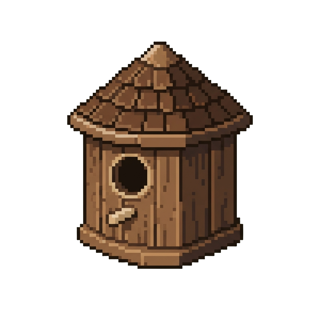 A Wooden Birdhouse