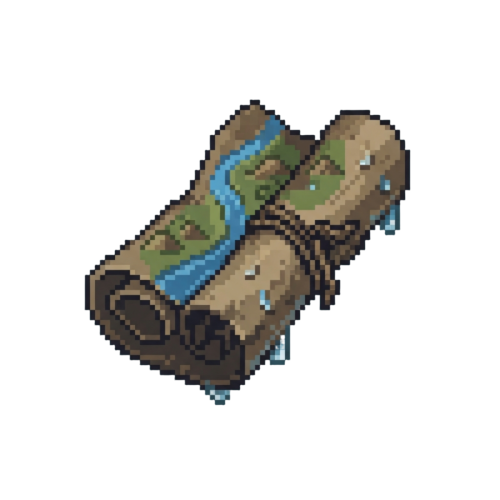 A Dripping Wet River Map