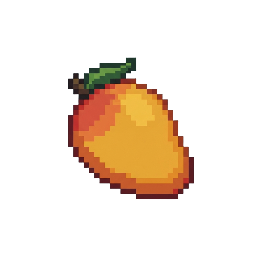 A Ripe Tropical Mango