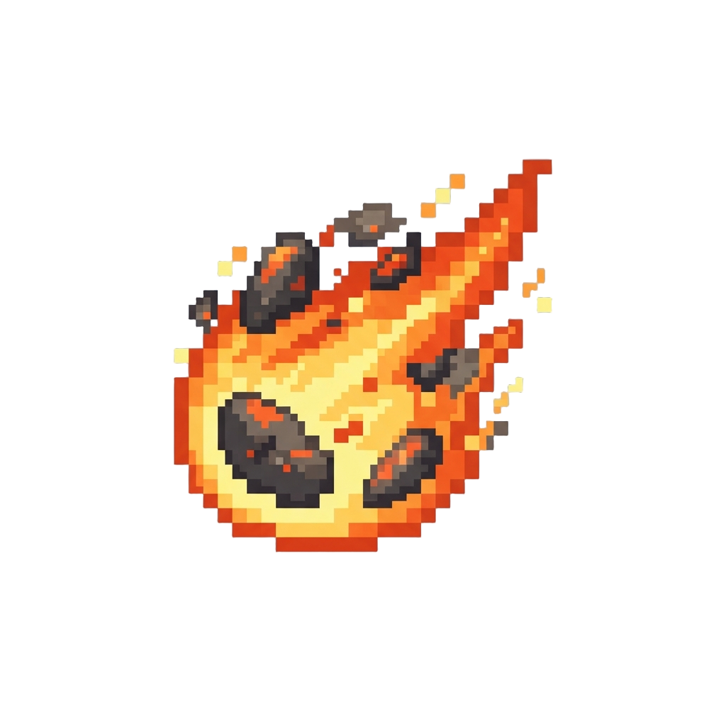 A Volcanic Ember Trail Aura