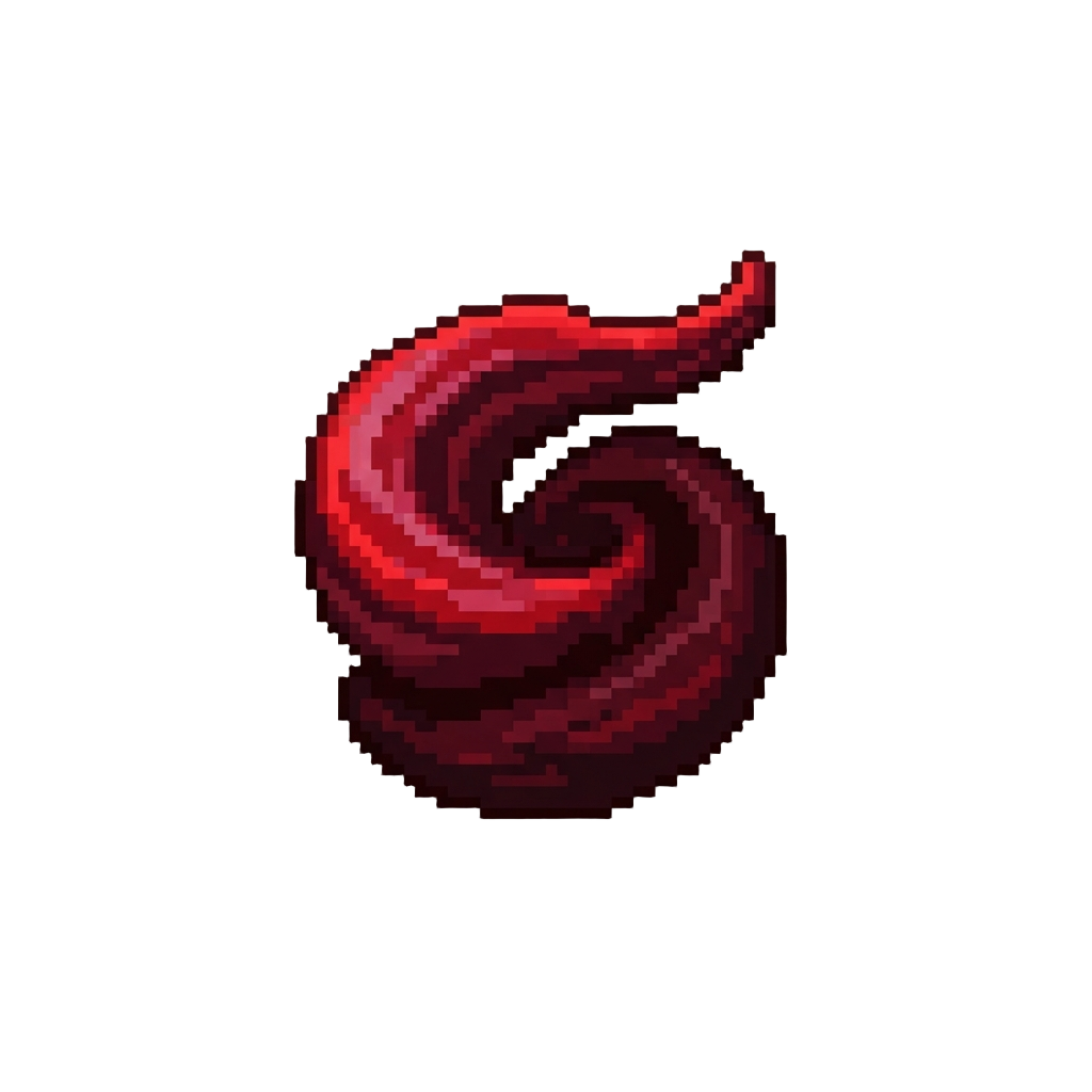 A Dark Scarlet Shadow Mist
