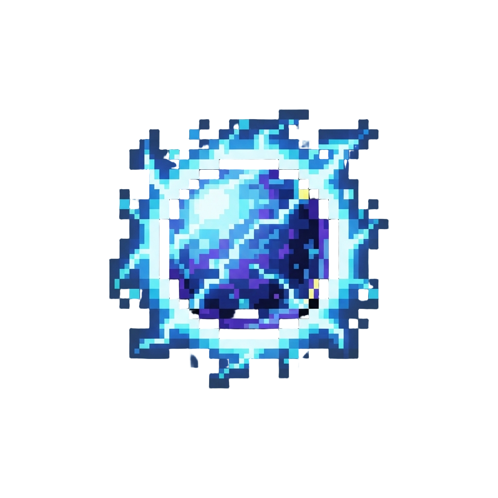 A Blinding White-blue Lightning Aura