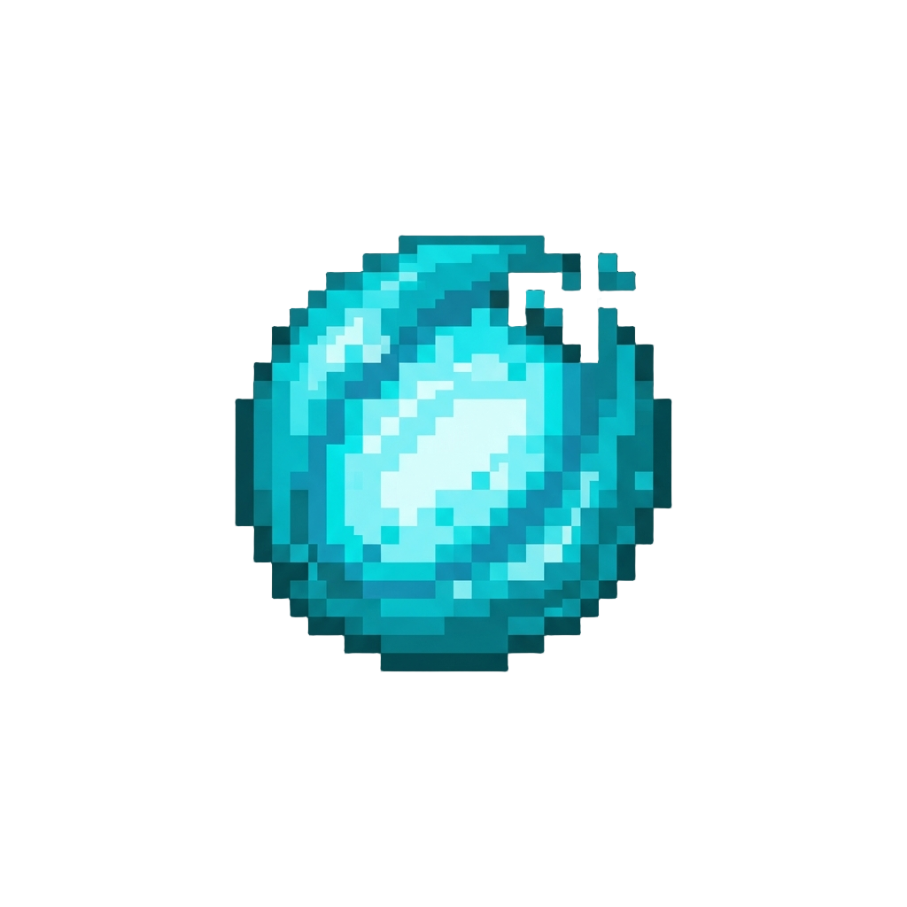 A Shimmering Cyan Energy Field