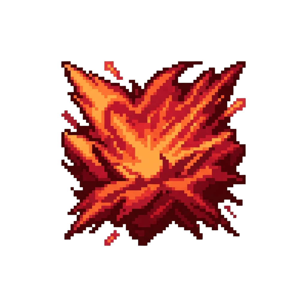 A Deep Garnet Shockwave Aura