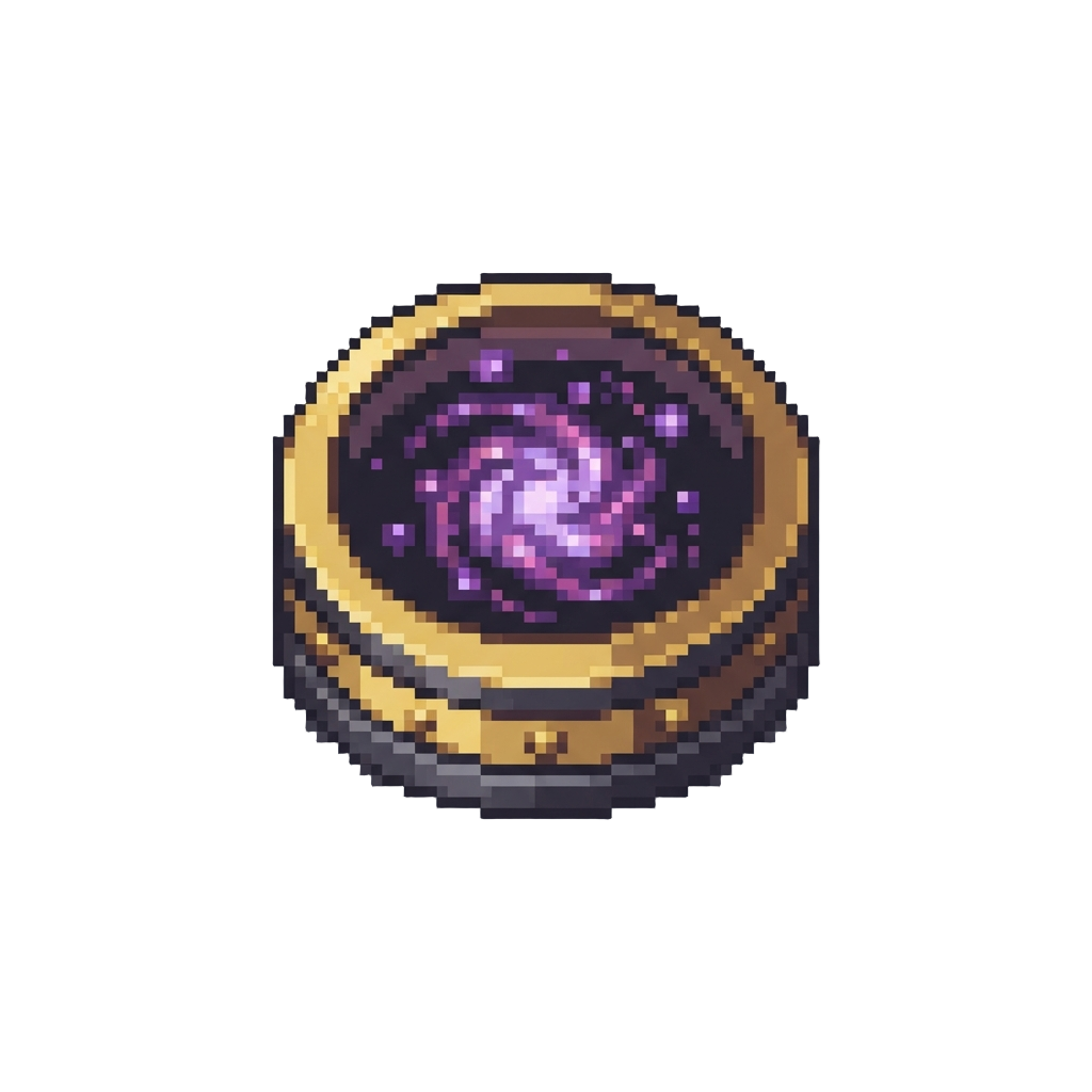 A Subtle Violet Spark Field