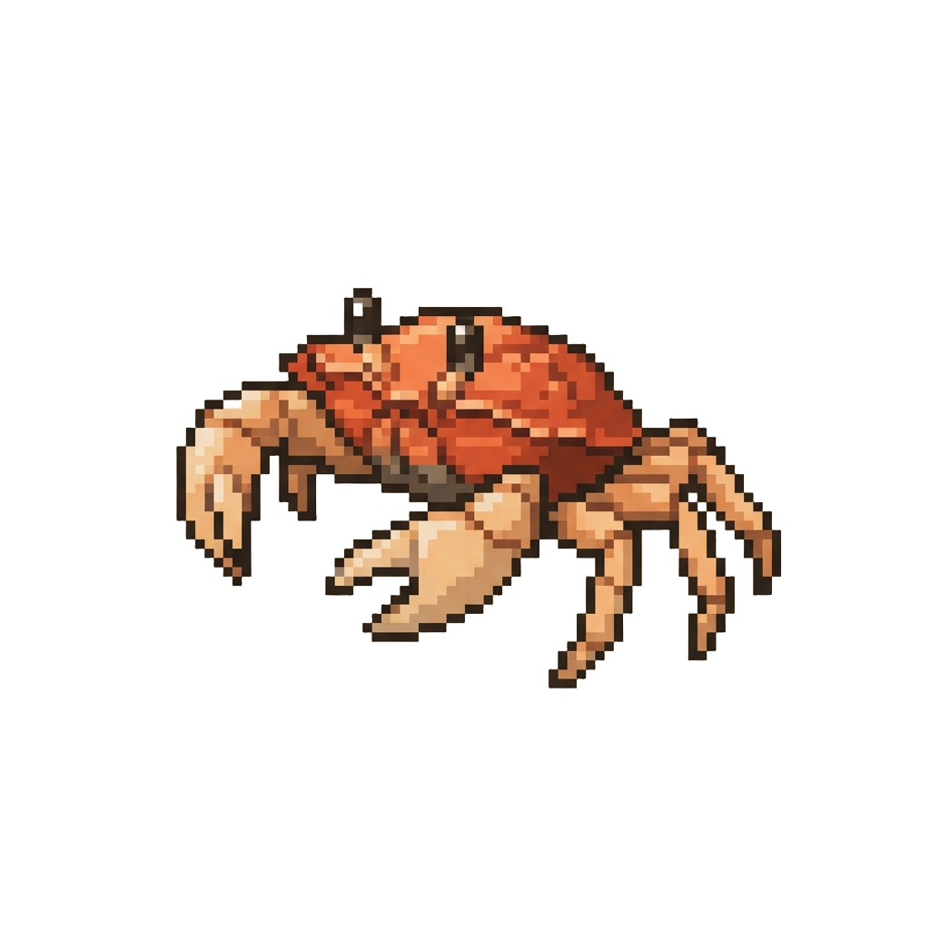 A Evasive Beach Crab