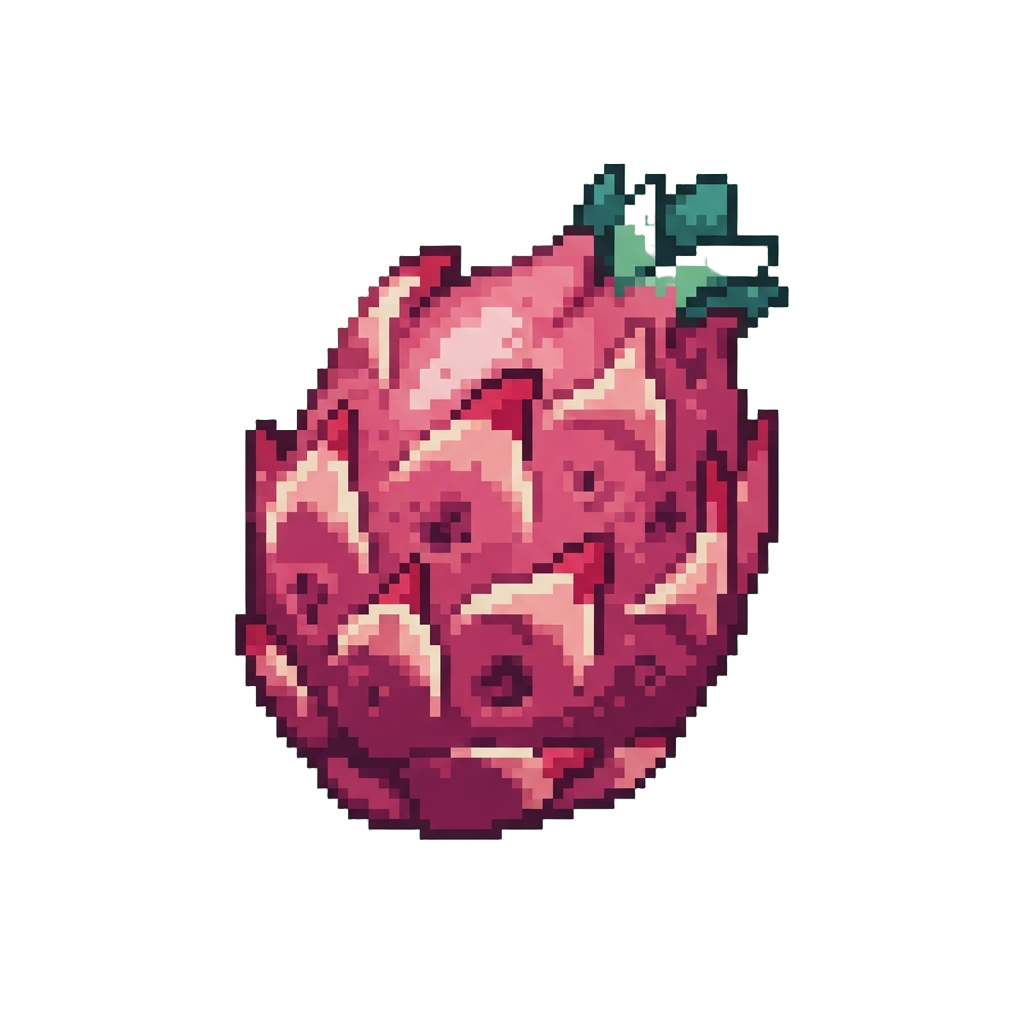 A Rare Pink Dragonfruit