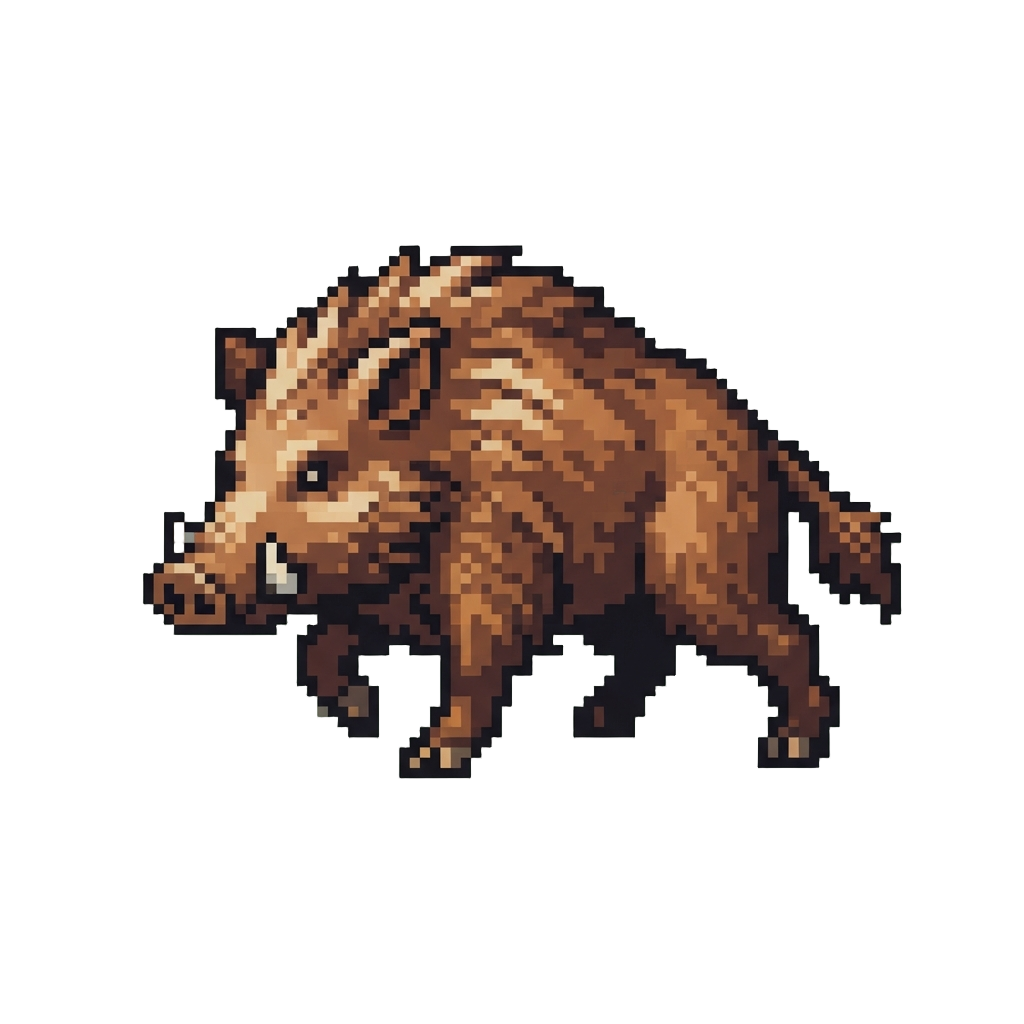 A Sneaky Wild Boar