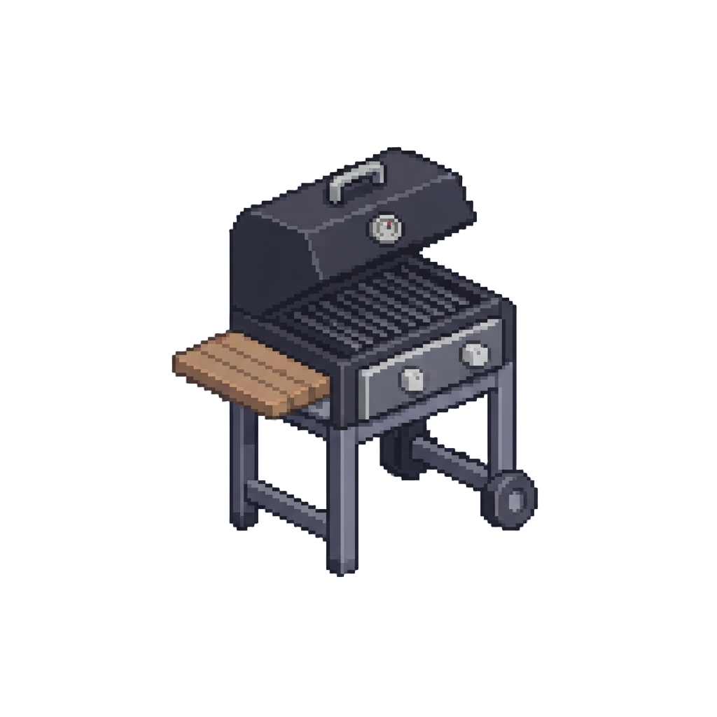 Mini Outdoor Grill Station