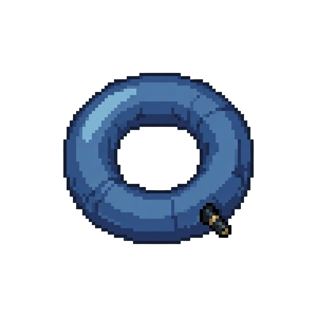 Blue Rubber Inner Tube